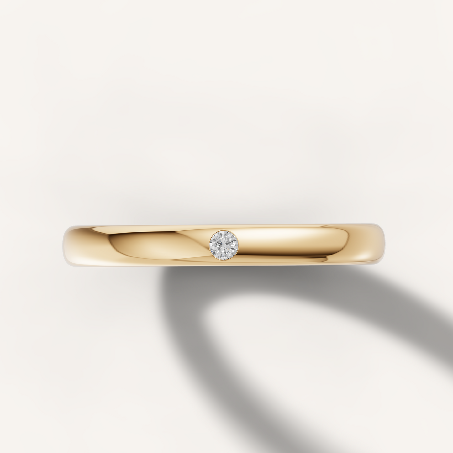 Single Diamond Band For Women's