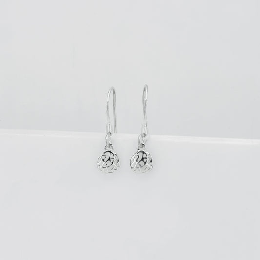 Floral Filigree Drop Earrings