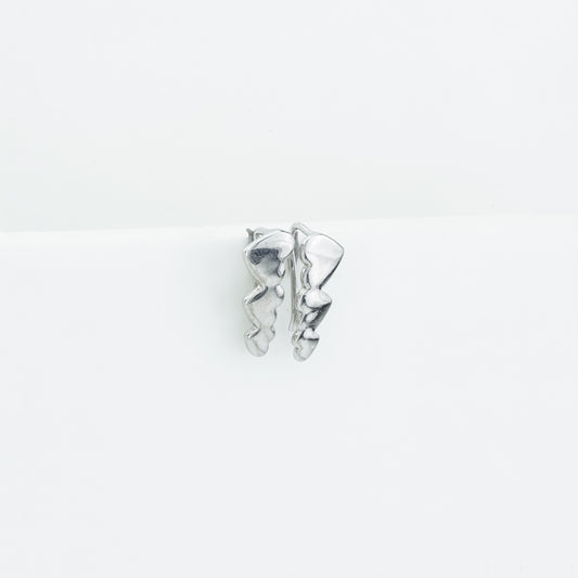 Heart Ear Climber Earrings