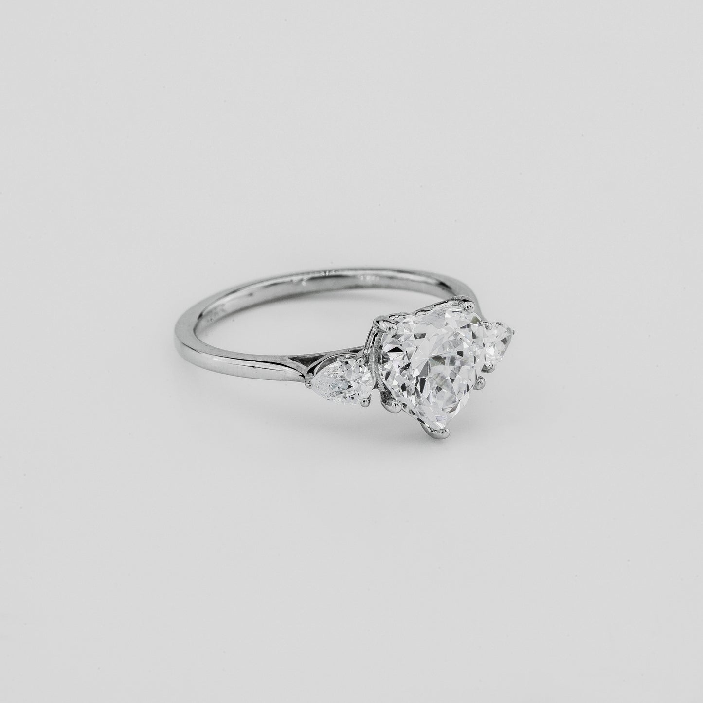 Heart Solitaire Ring