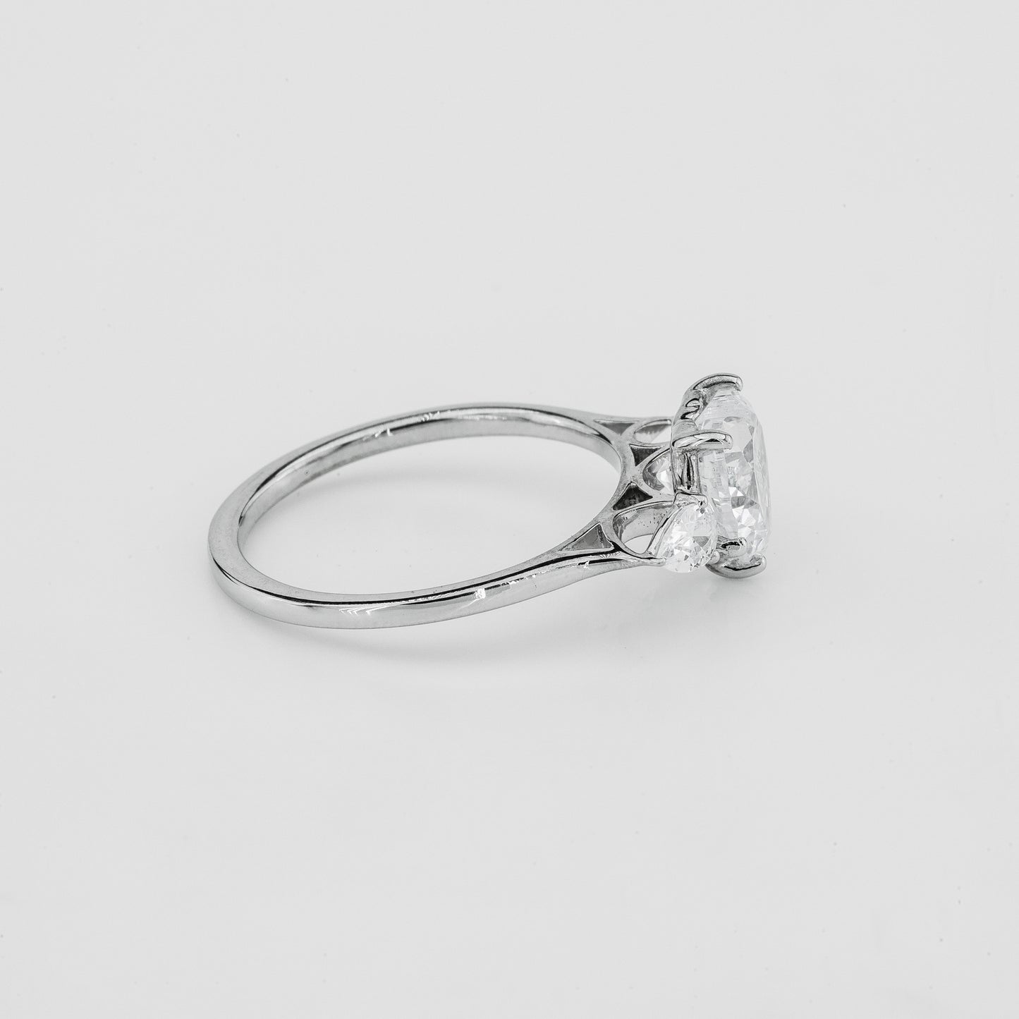 Heart Solitaire Ring