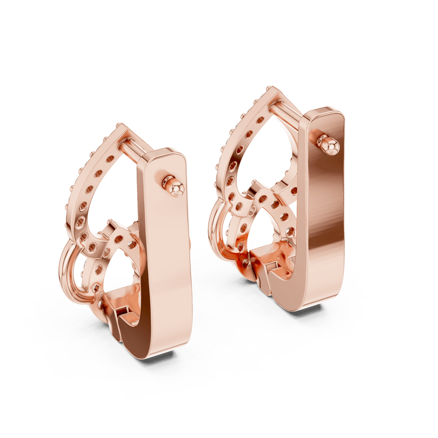 Aria Interlocking Teardrop Earrings