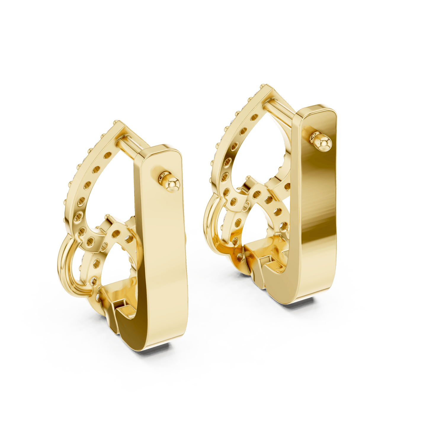 Aria Interlocking Teardrop Earrings