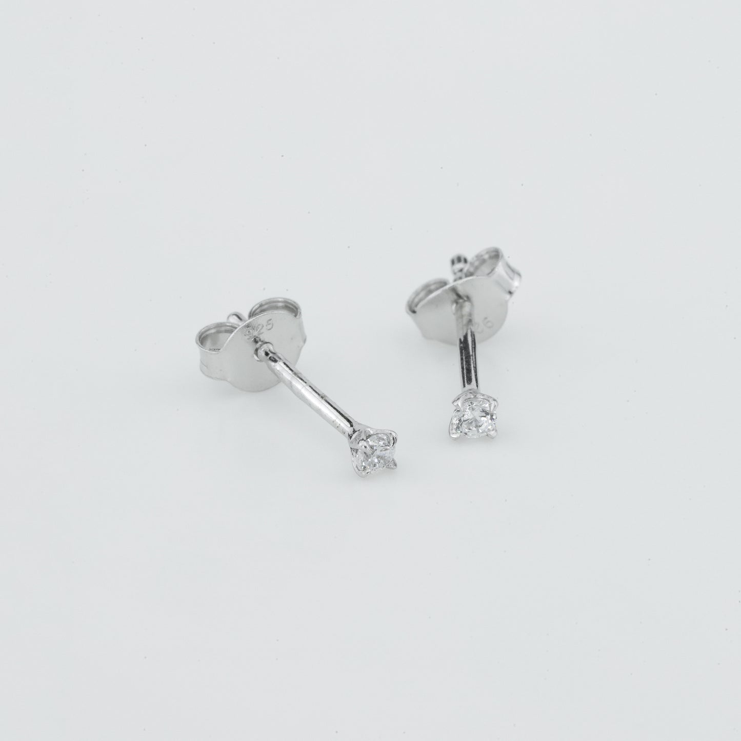 Princess Cut Square Halo Stud Earrings