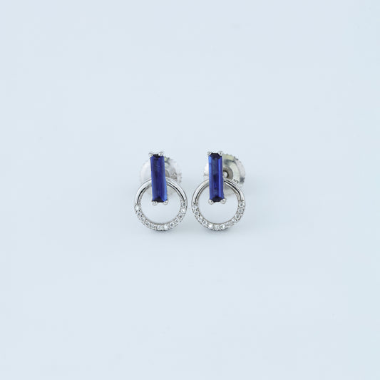 Blue Stone Earring