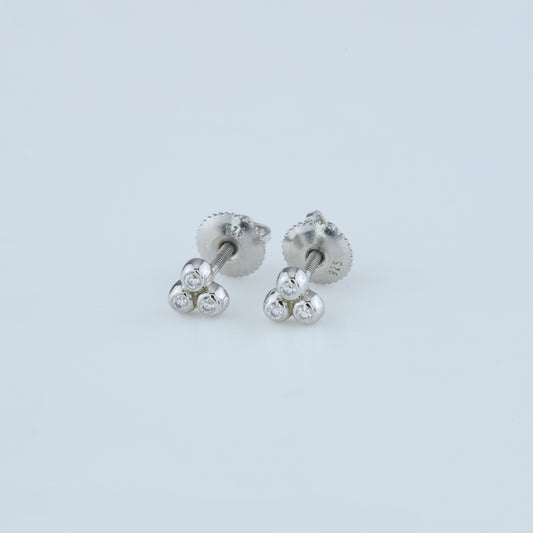 Three Daimond Earring