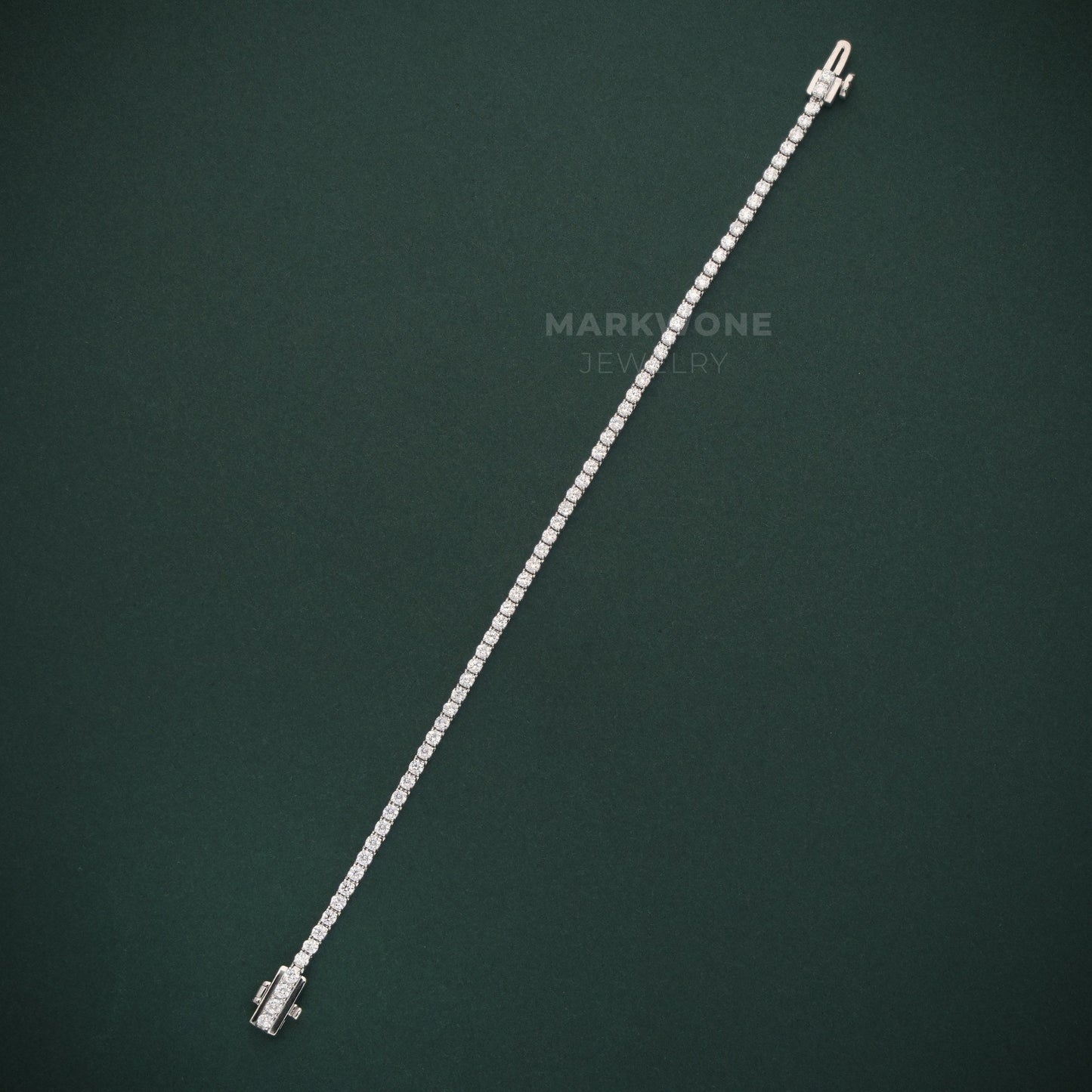 Round Cut Tennis Bracelet