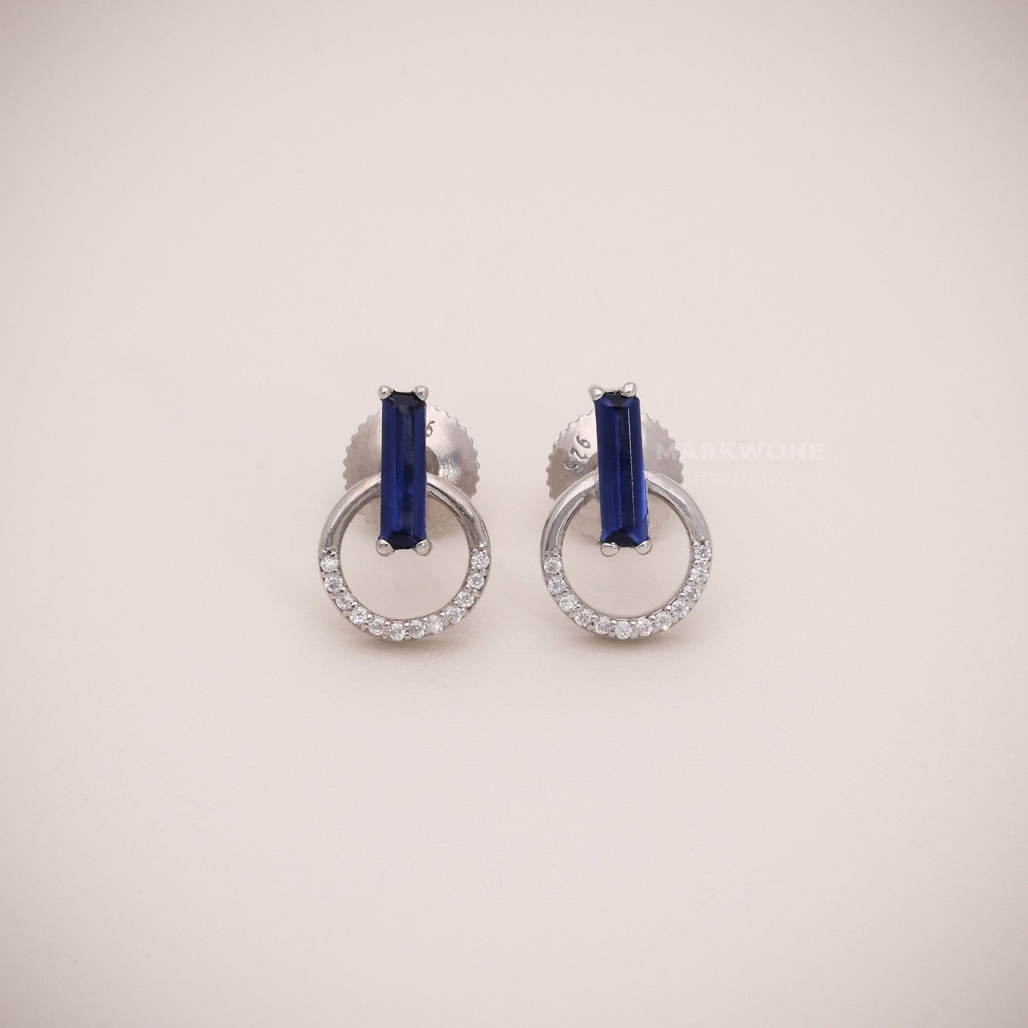 Blue Stone Earring