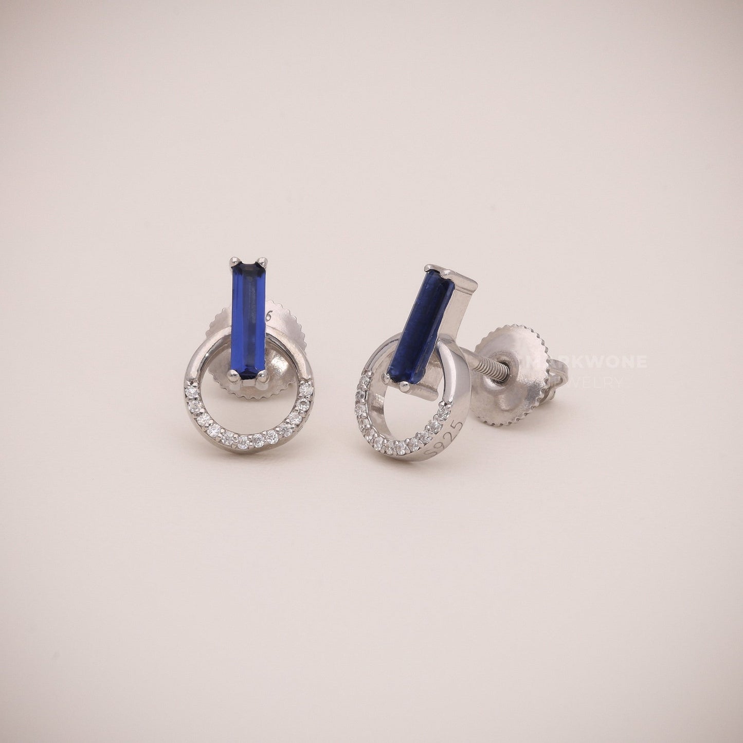 Blue Stone Earring
