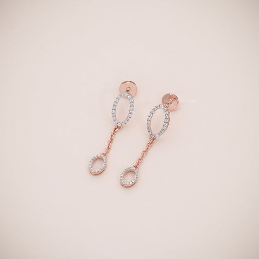 Diamond Drop Earrings