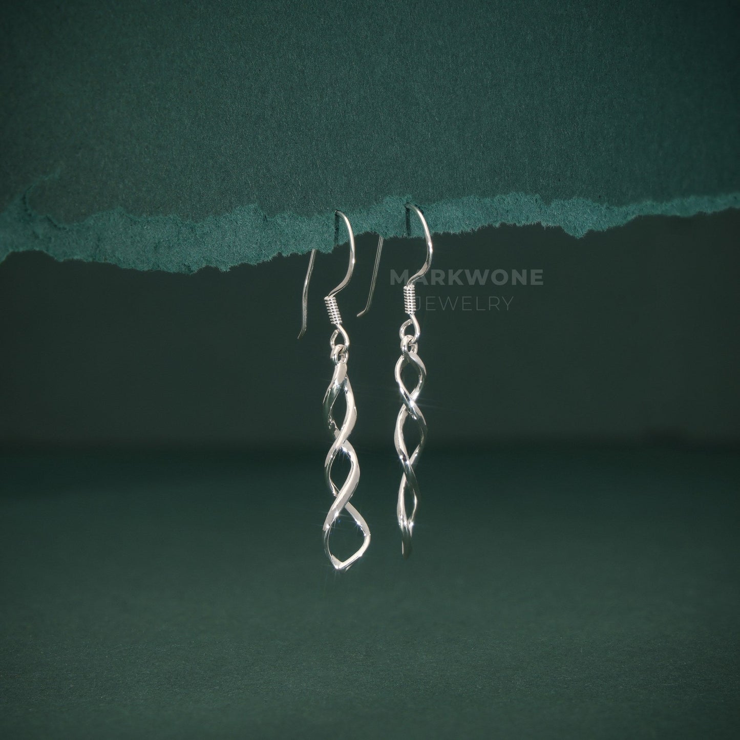 Spiral Drop Earrings