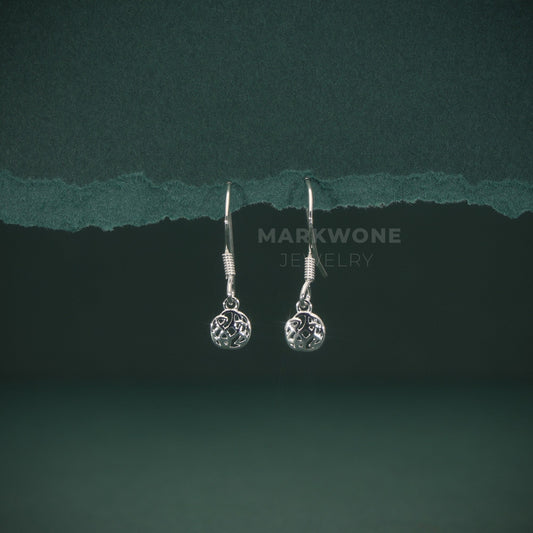 Floral Filigree Drop Earrings