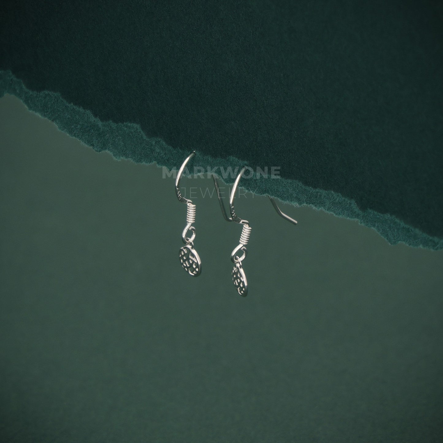 Floral Filigree Drop Earrings