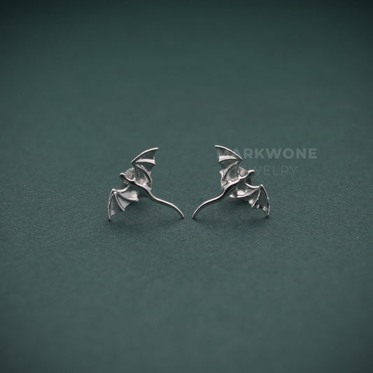 Bat Wing Stud Earrings