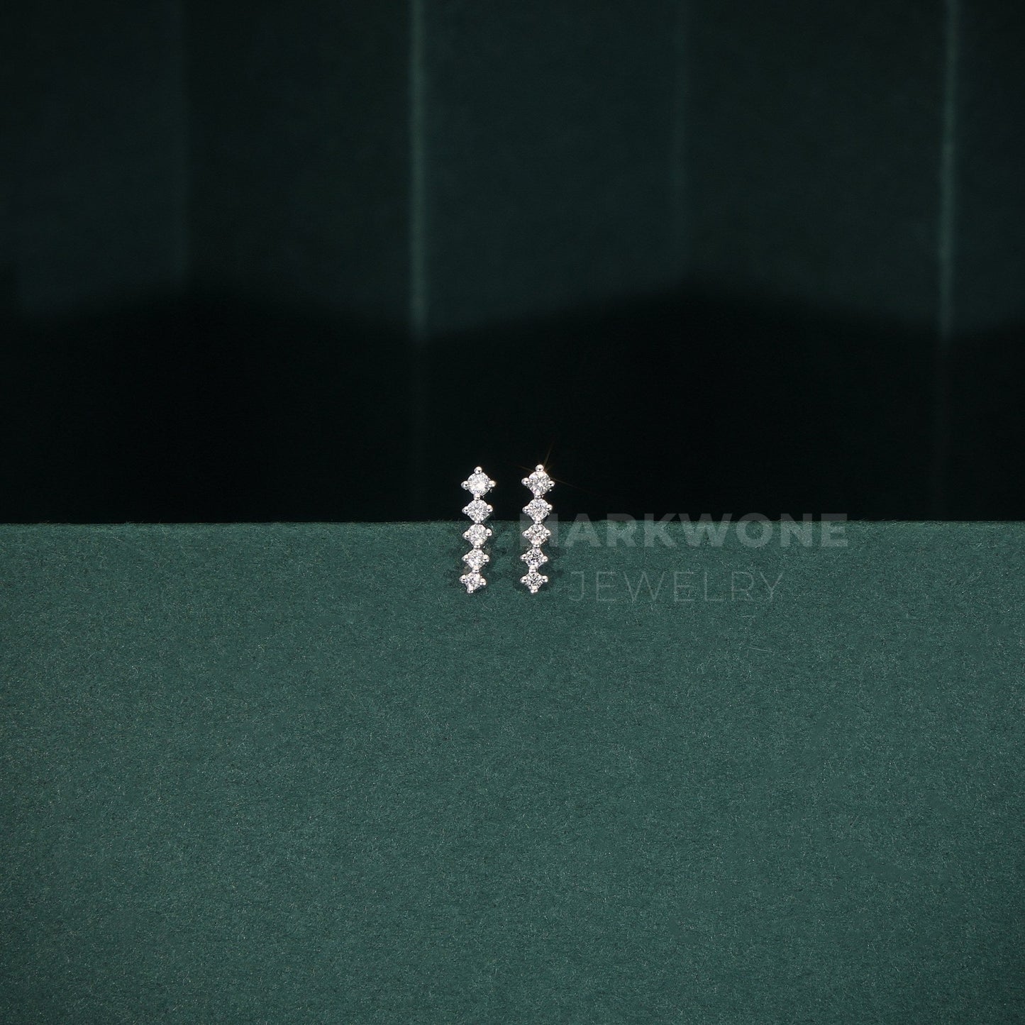 Diamond Climber Earrings