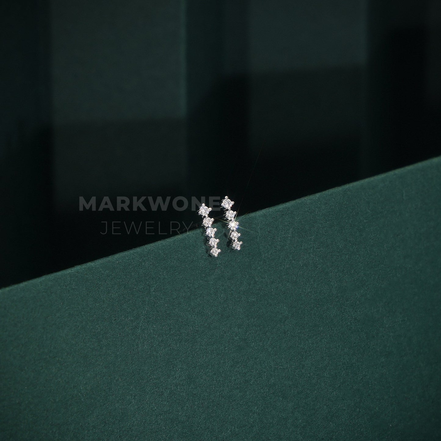 Diamond Climber Earrings