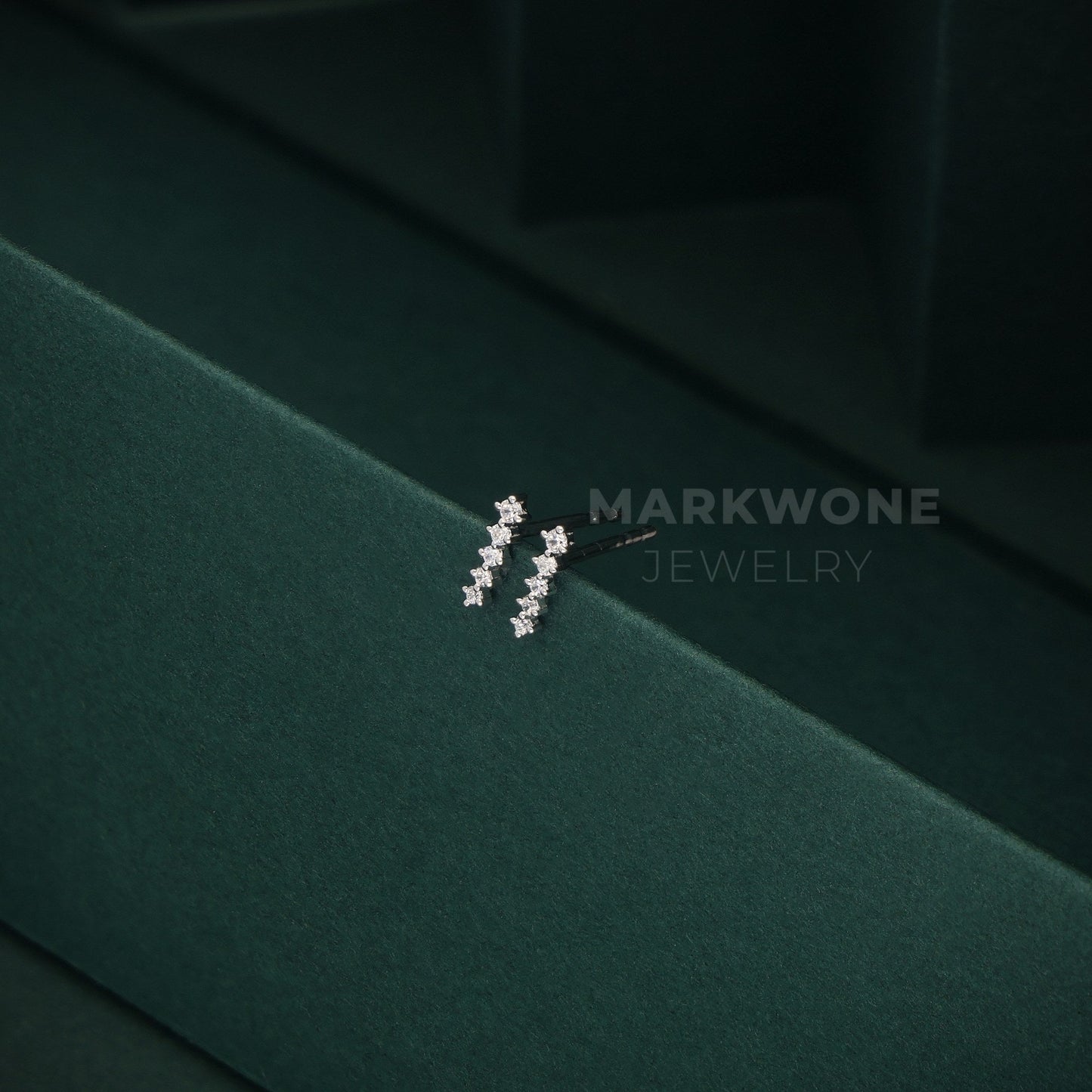 Diamond Climber Earrings