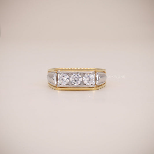 Men's Signet Diamond Ring