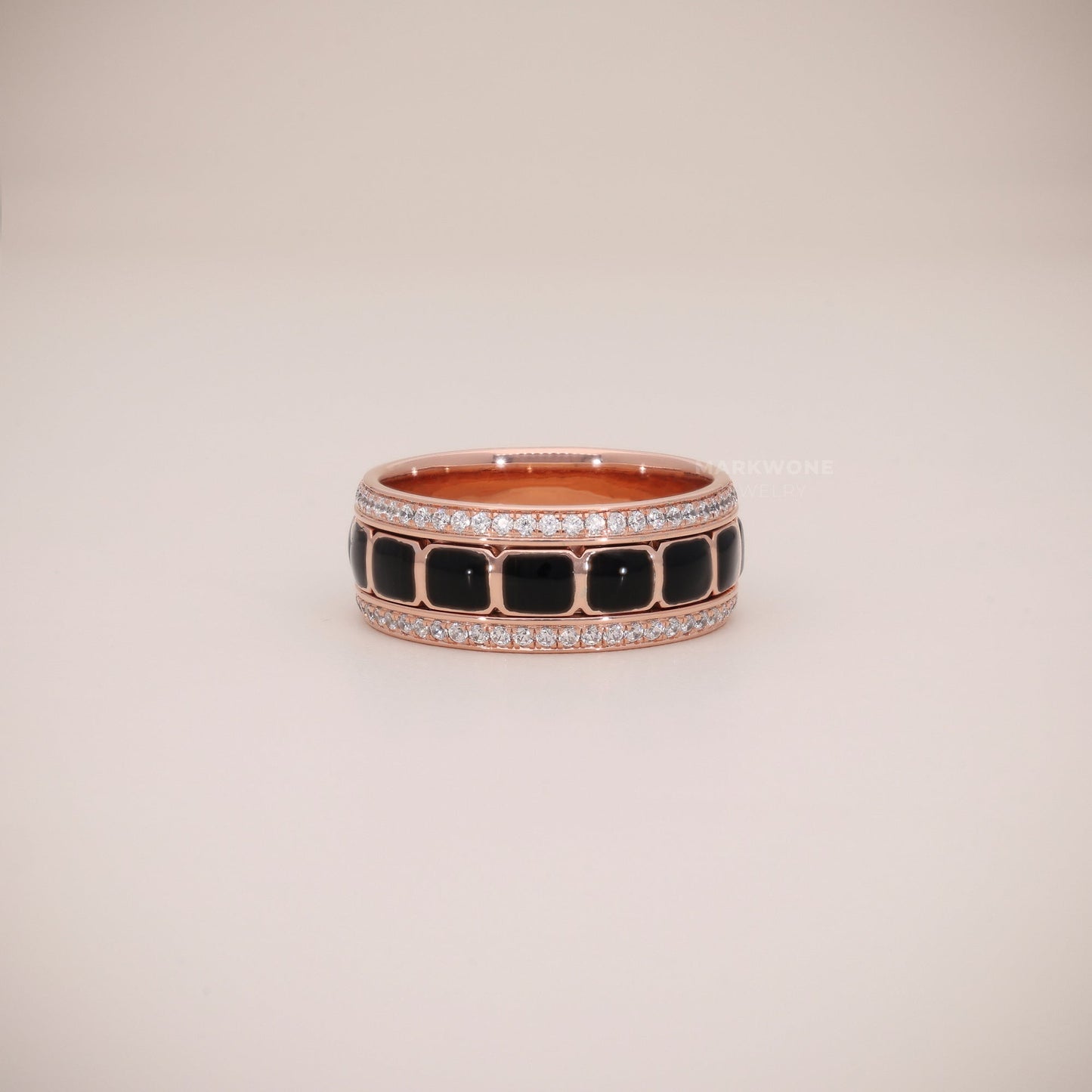 Emerald Pave Knot Ring