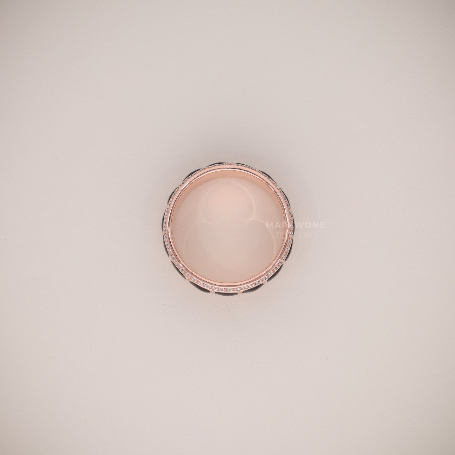 Emerald Pave Knot Ring