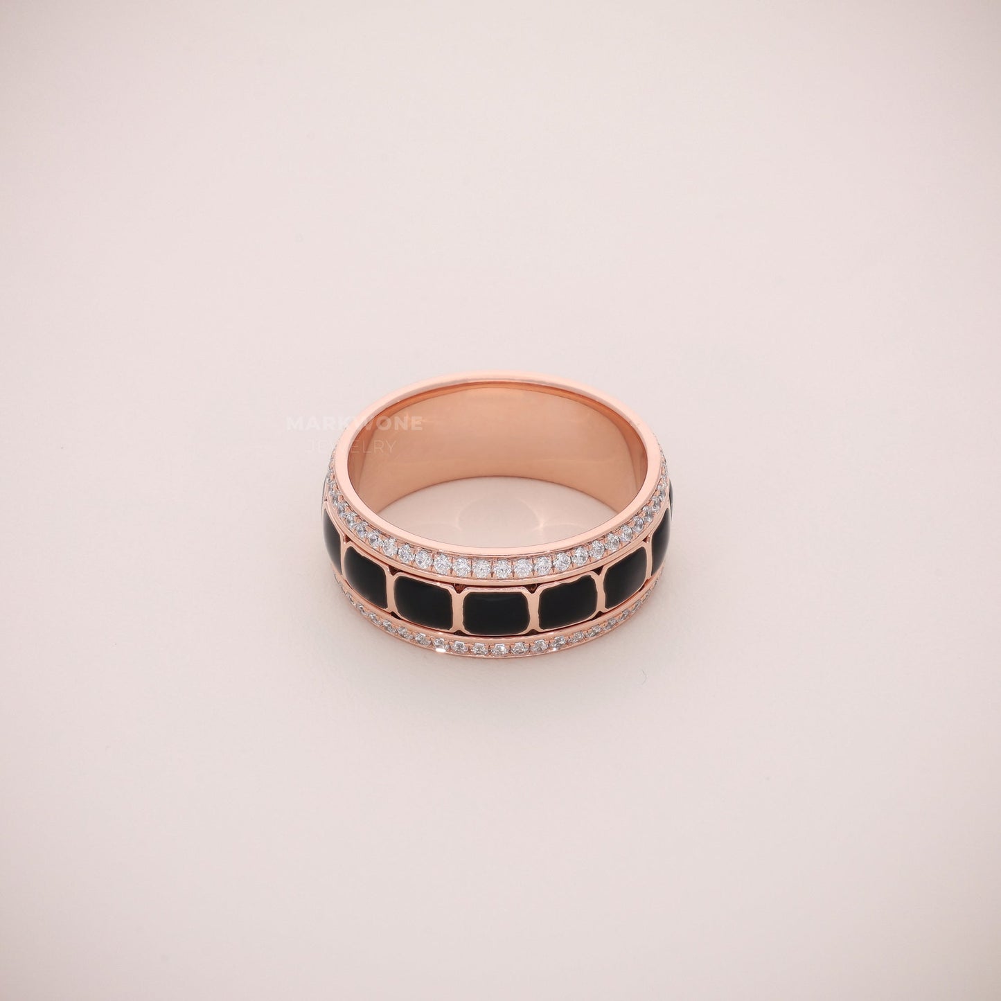 Emerald Pave Knot Ring