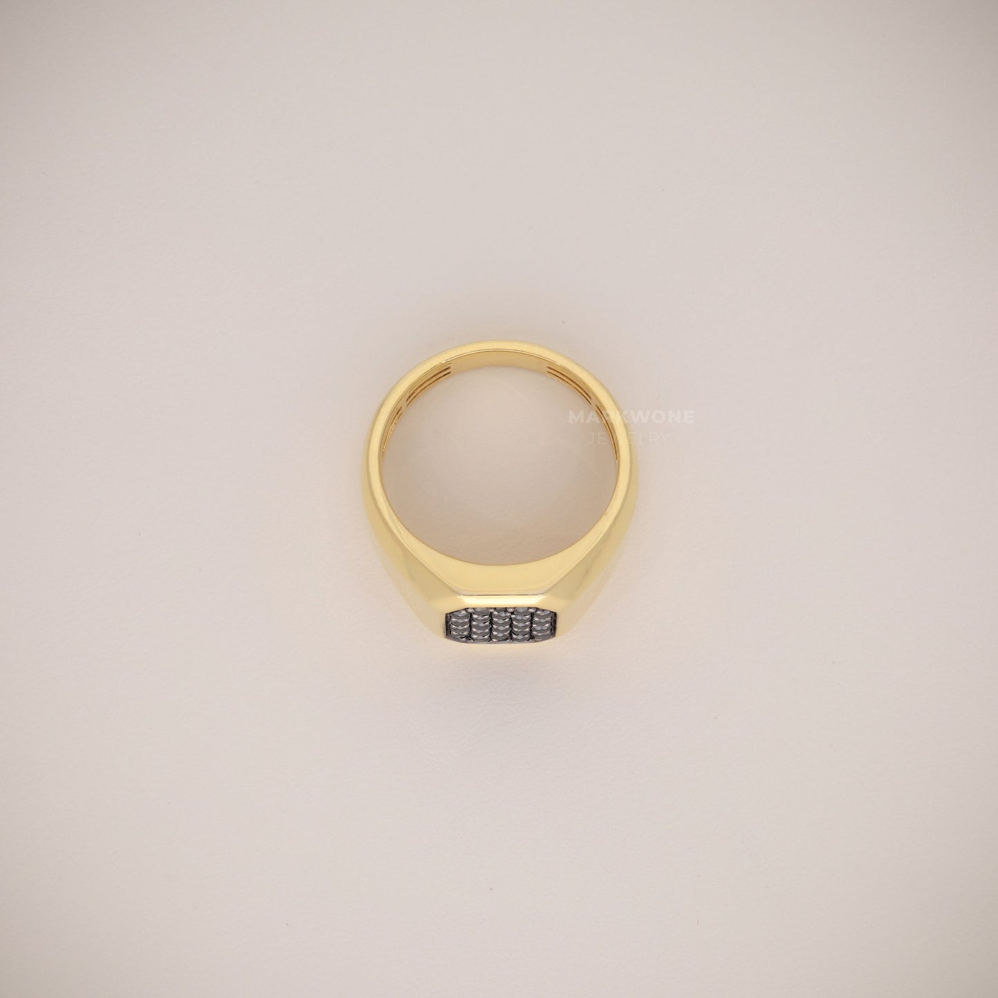 Black Stone Ring Men's