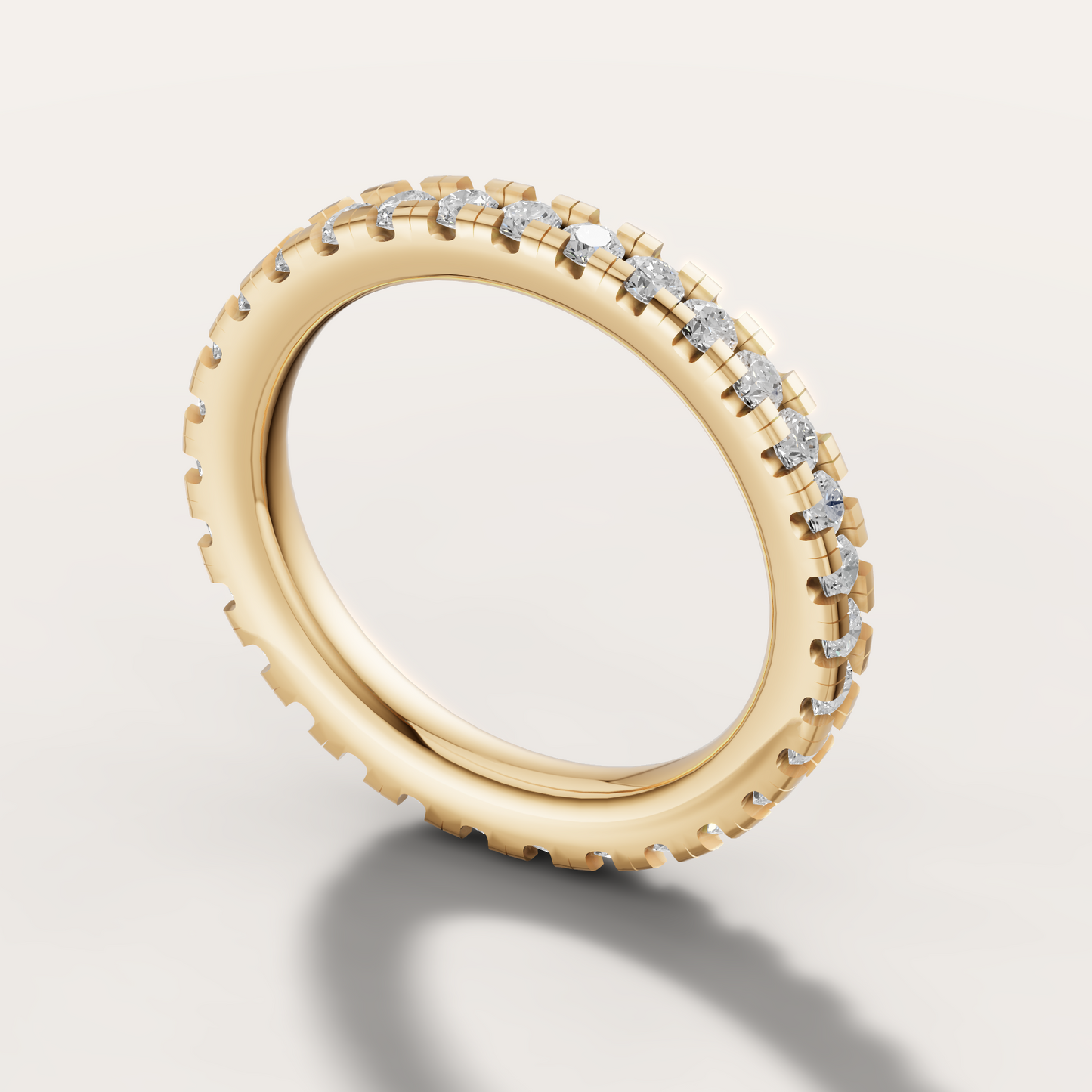 Shared Prong Diamond Eternity Band