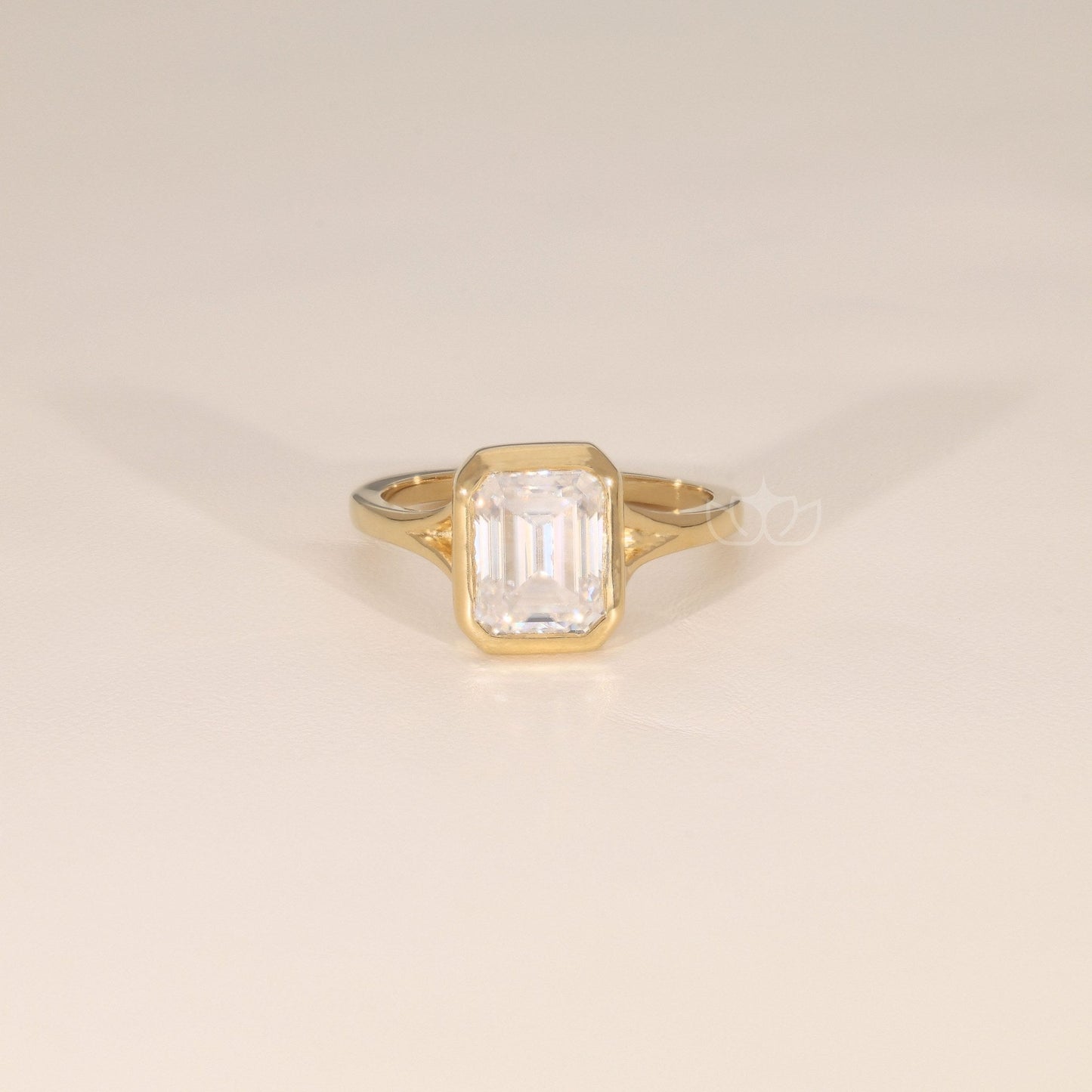 Emerald Cut Diamond Solitaire Ring