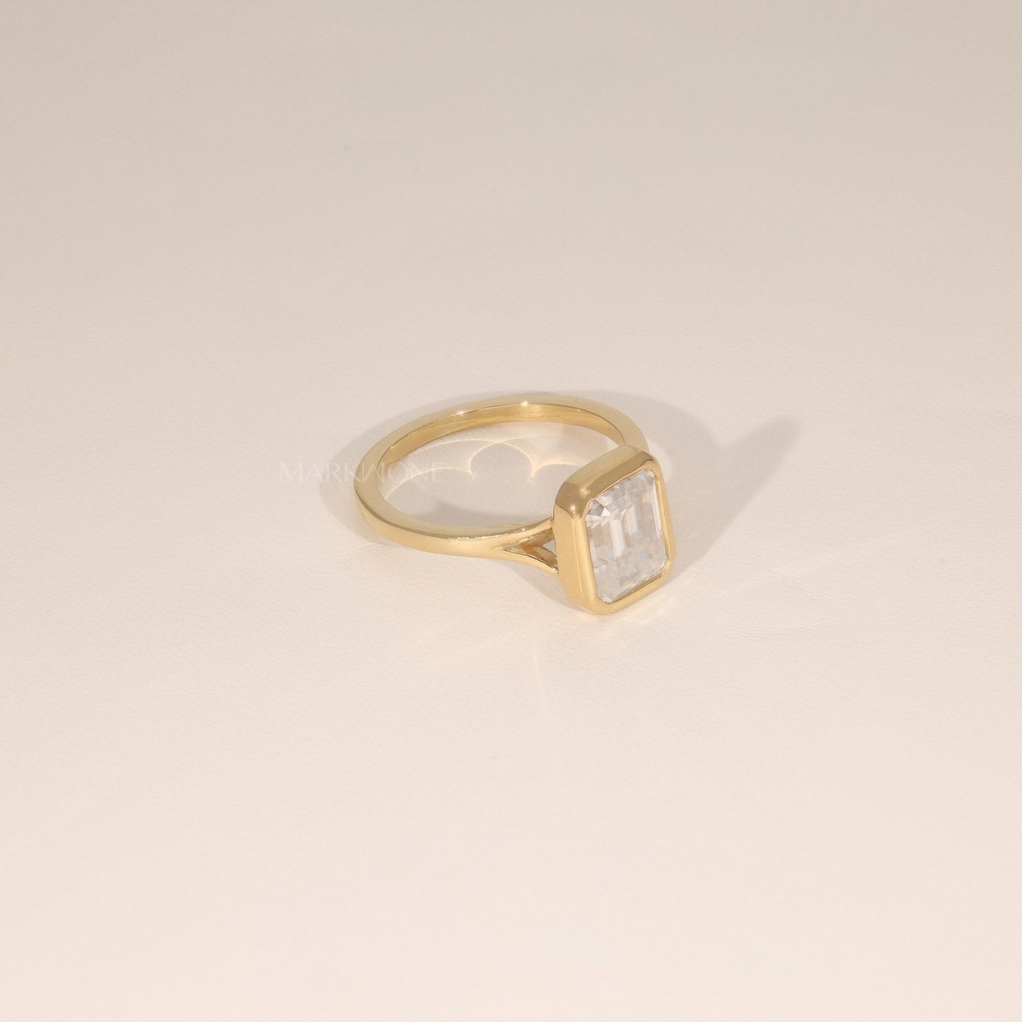 Emerald Cut Diamond Solitaire Ring