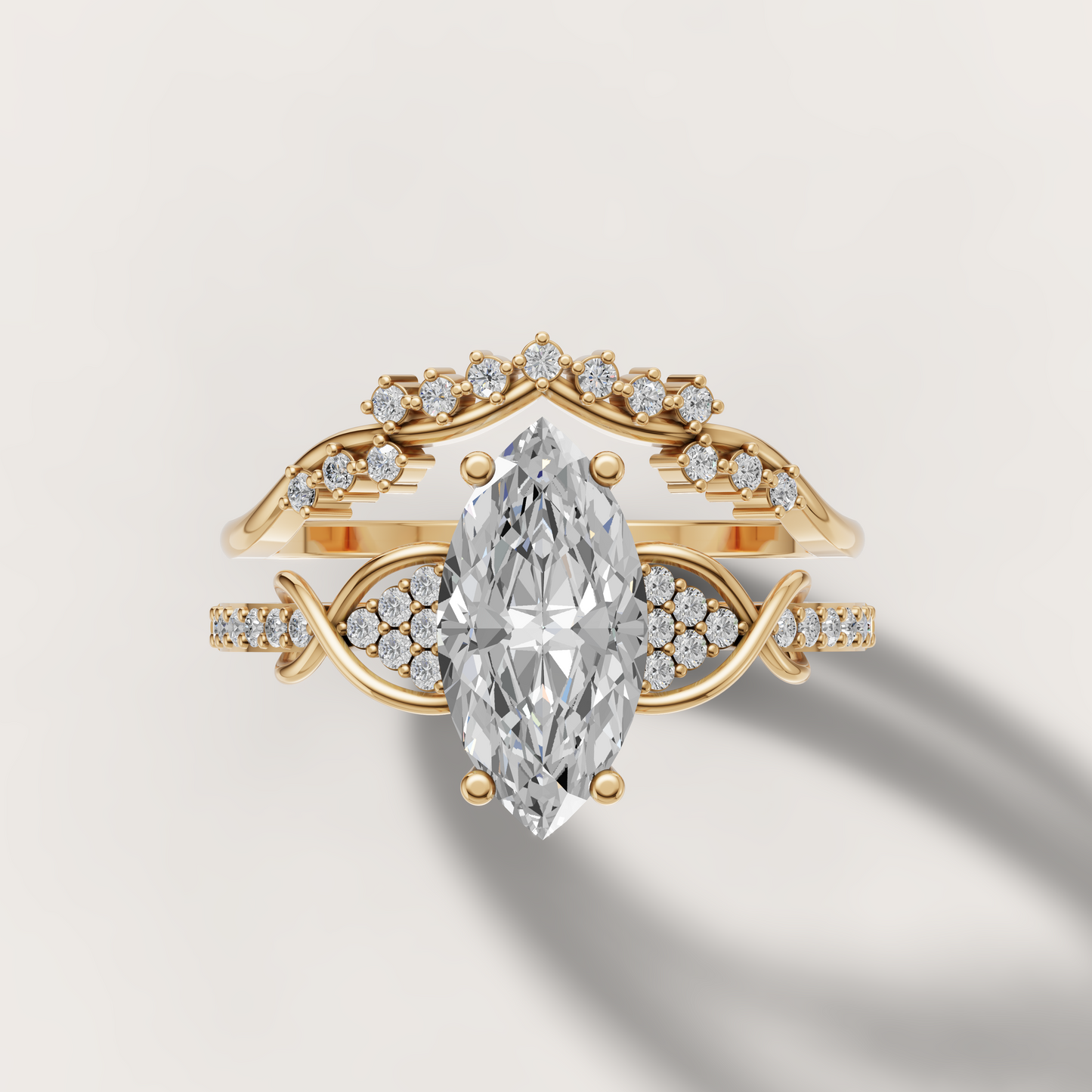 vintage-style diamond engagement ring