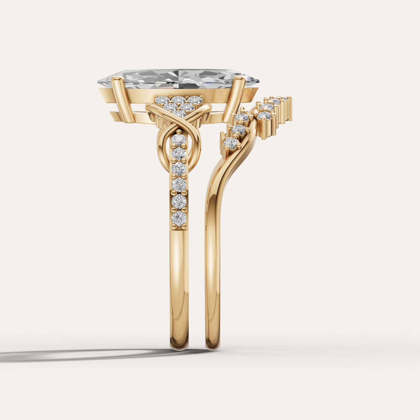 vintage-style diamond engagement ring