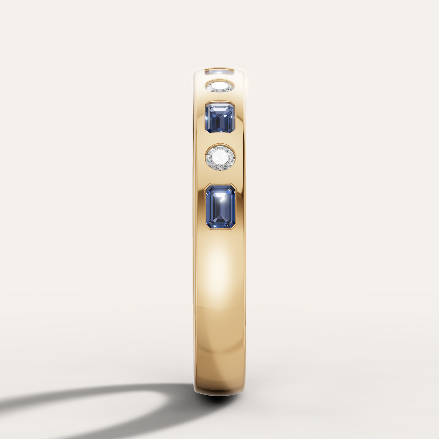 Sapphire And Diamond Eternity Ring