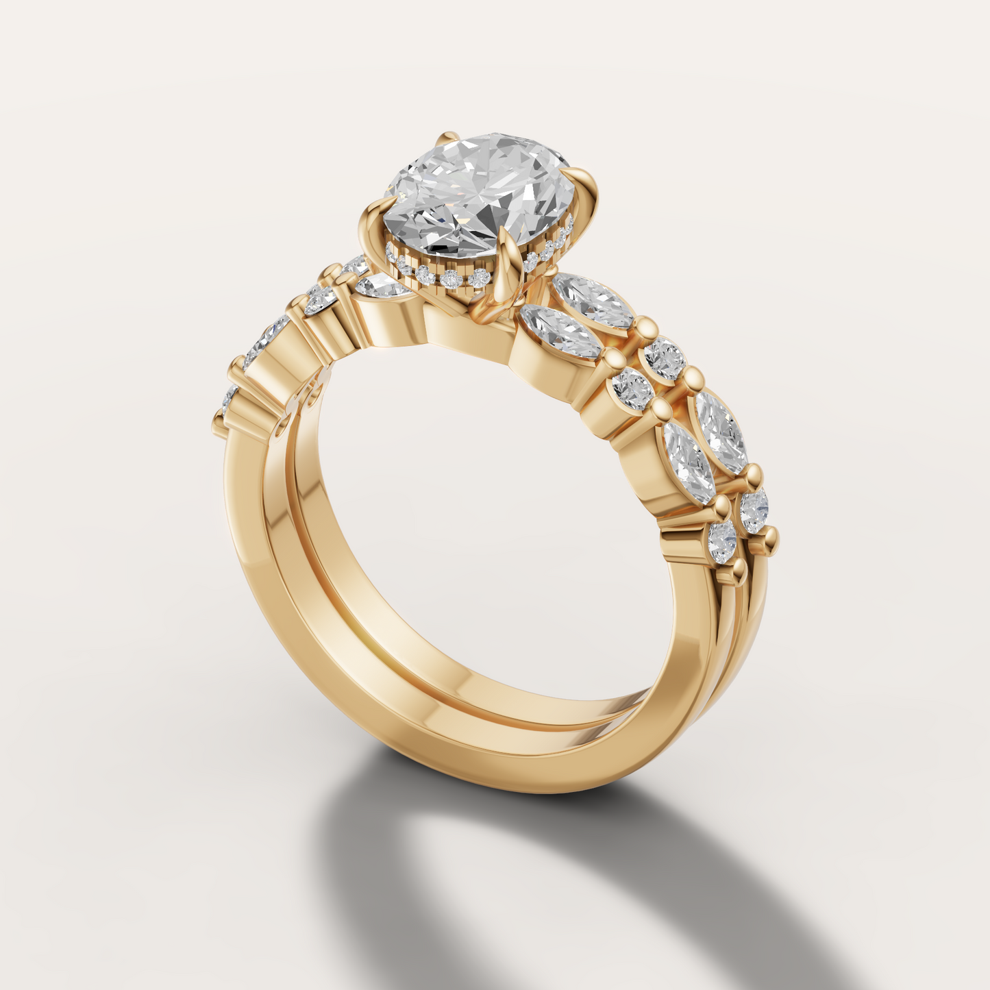 Hidden Halo Ring