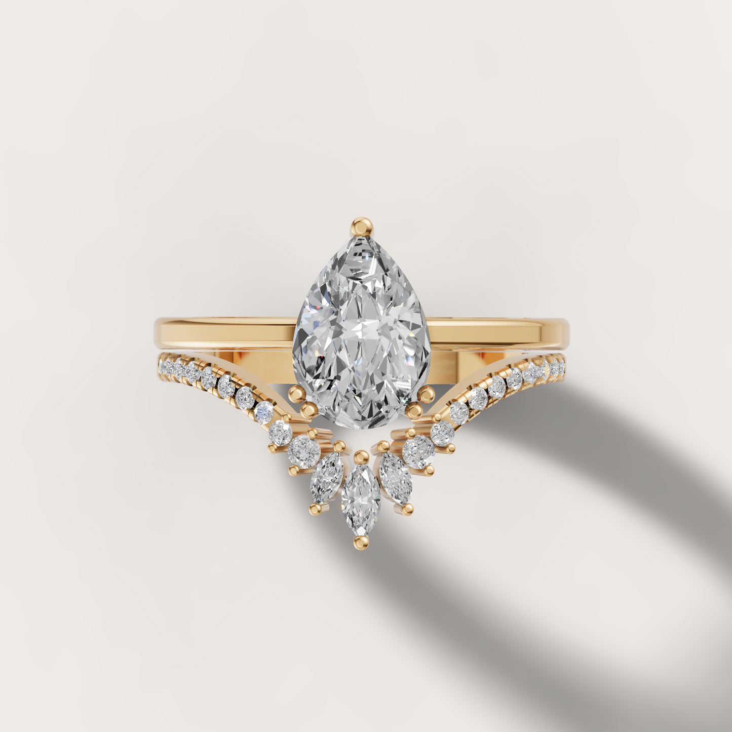 Marquise Side-Stone Ring