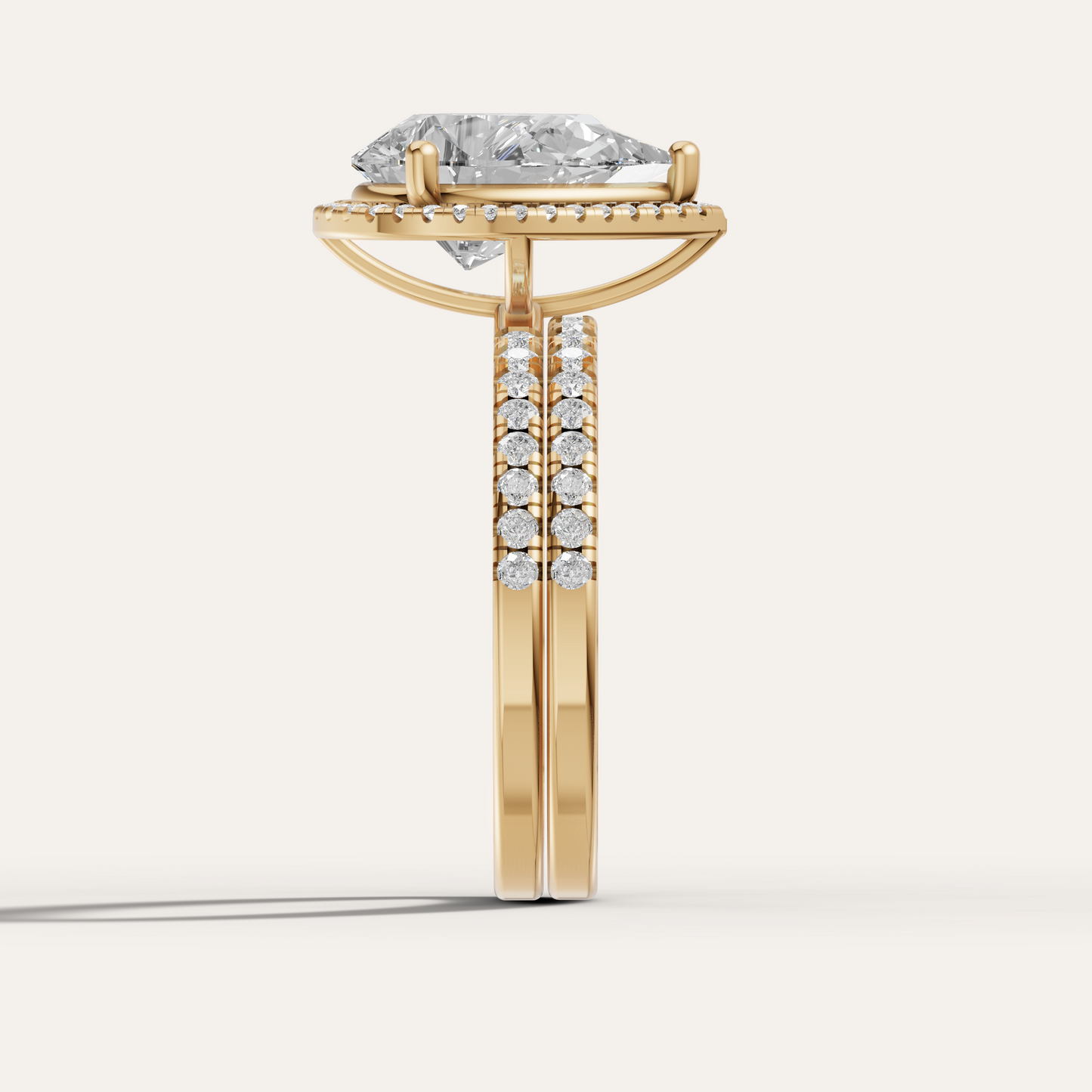 Pear Cut Teardrop Ring