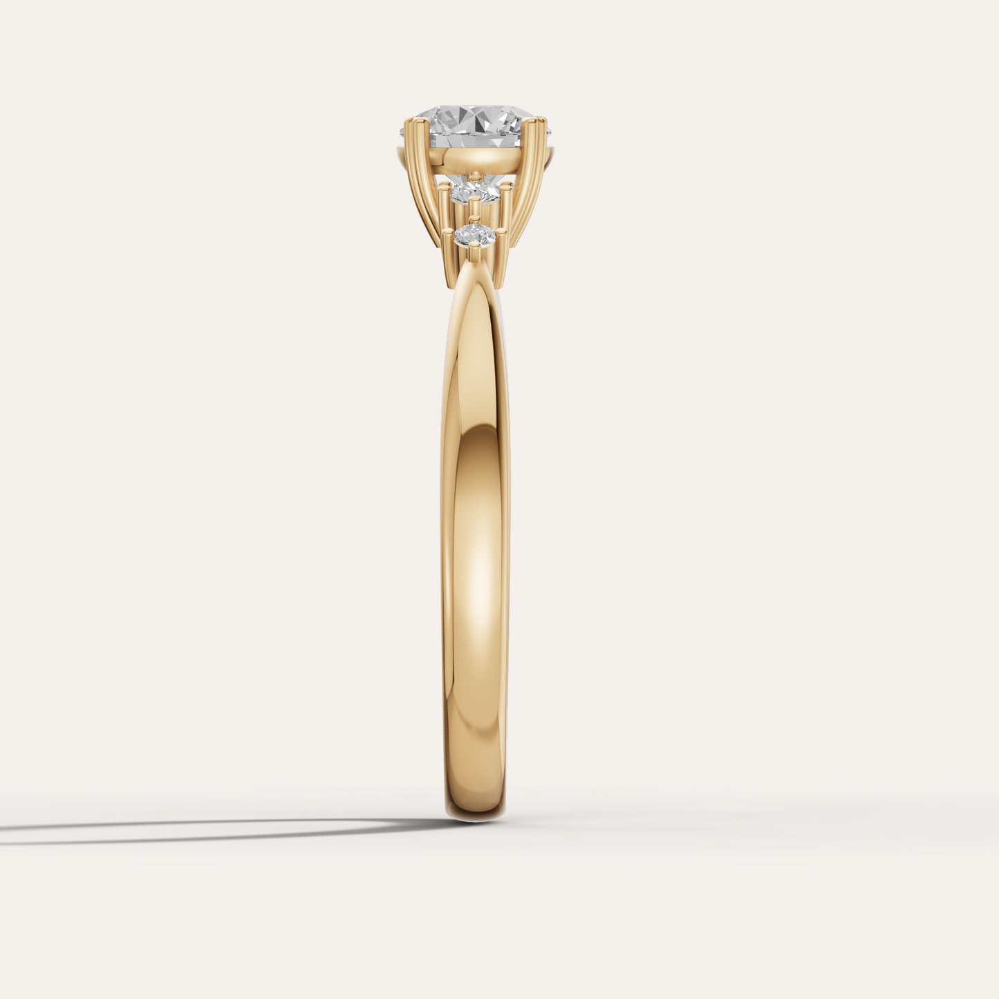 Elegant Round Brilliant Solitaire Ring