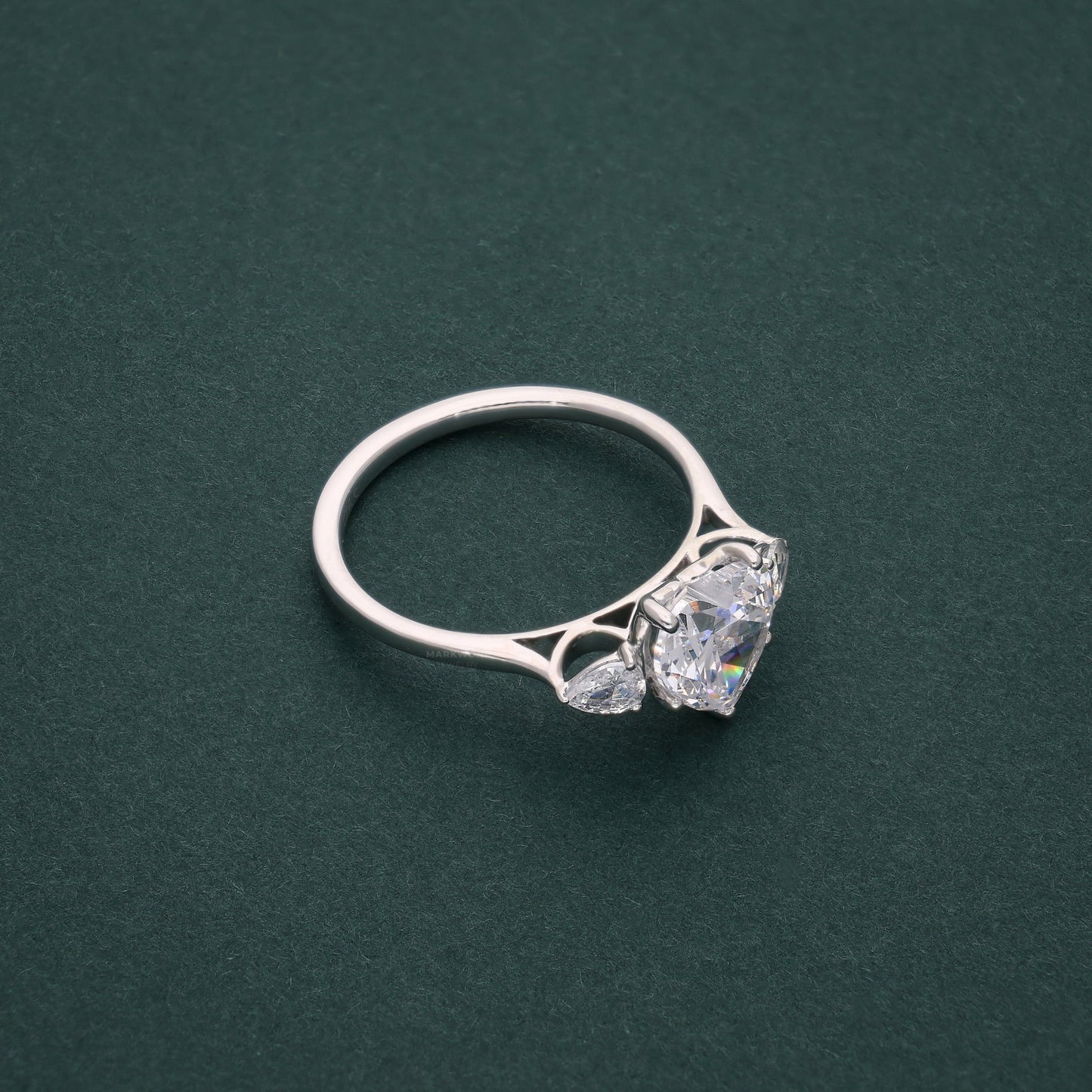Heart Solitaire Ring