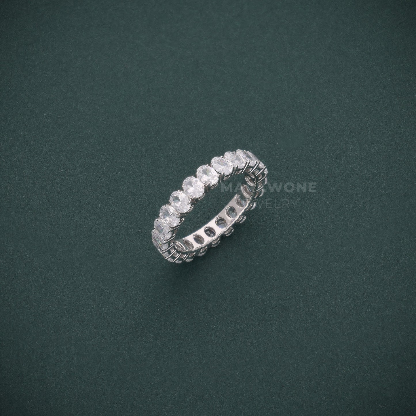 Oval Cut Diamond Eternity Ring