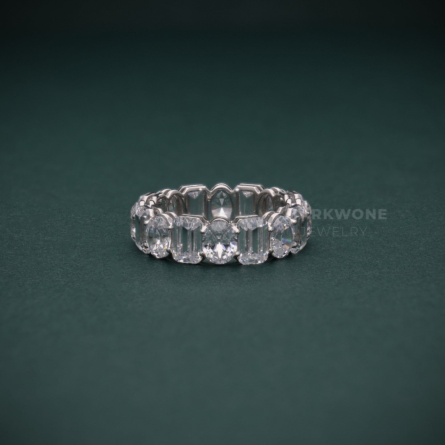 Mixed-Cut Diamond Eternity Band