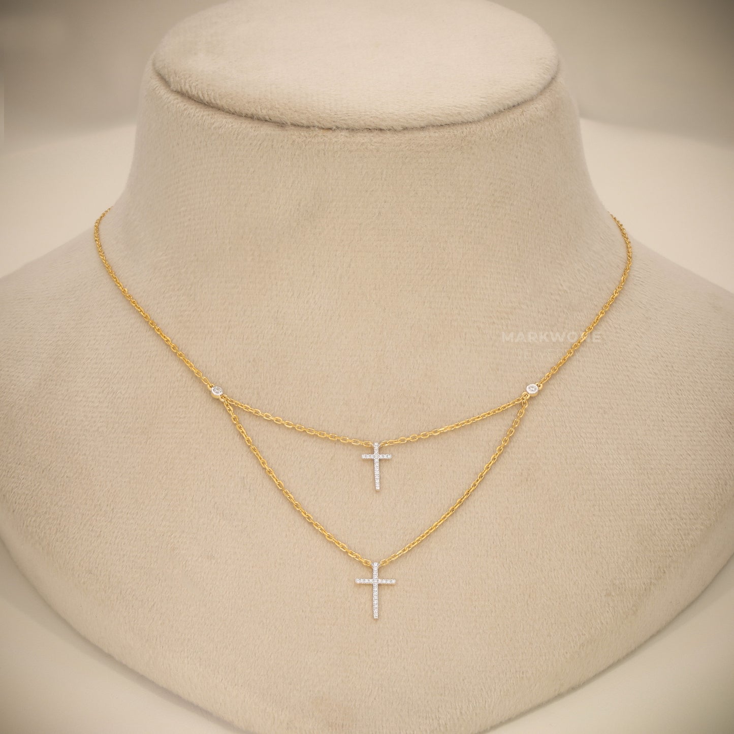 Minimal Diamond Necklace