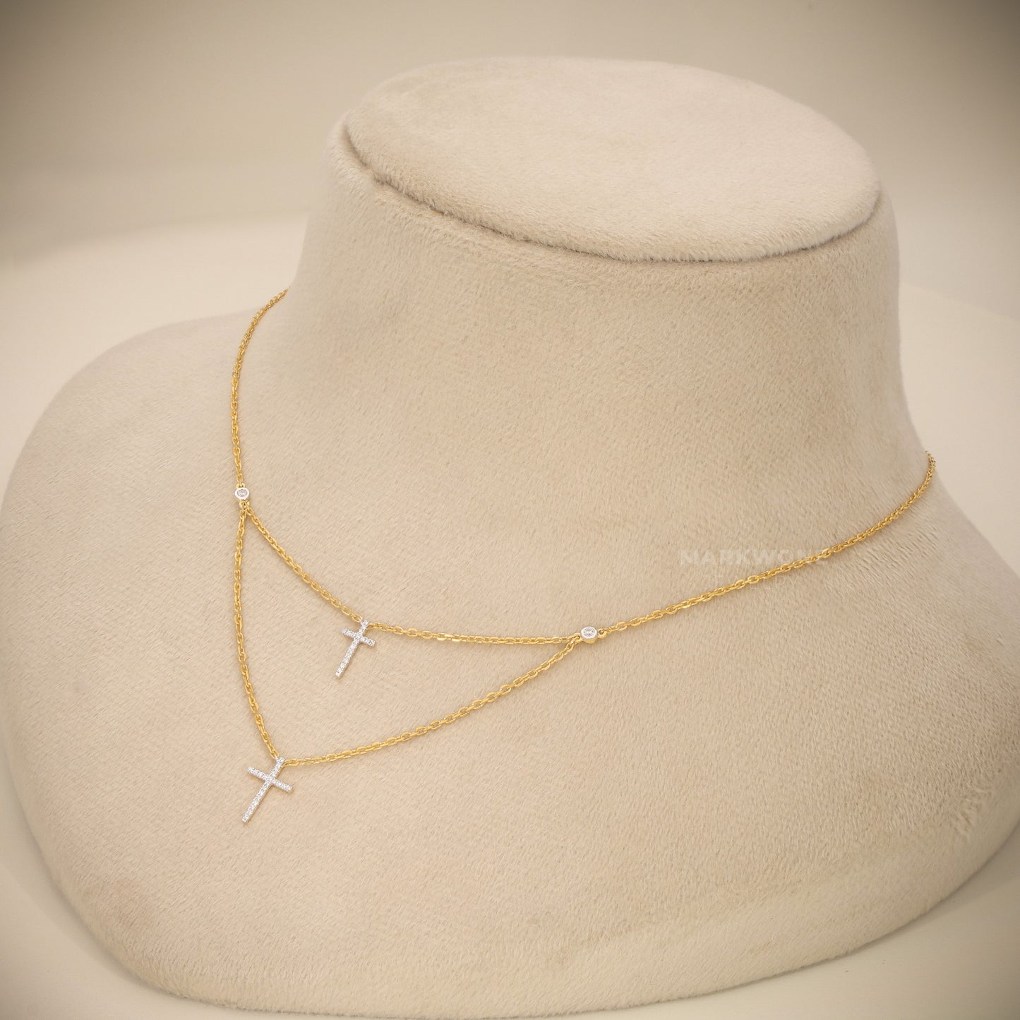 Minimal Diamond Necklace