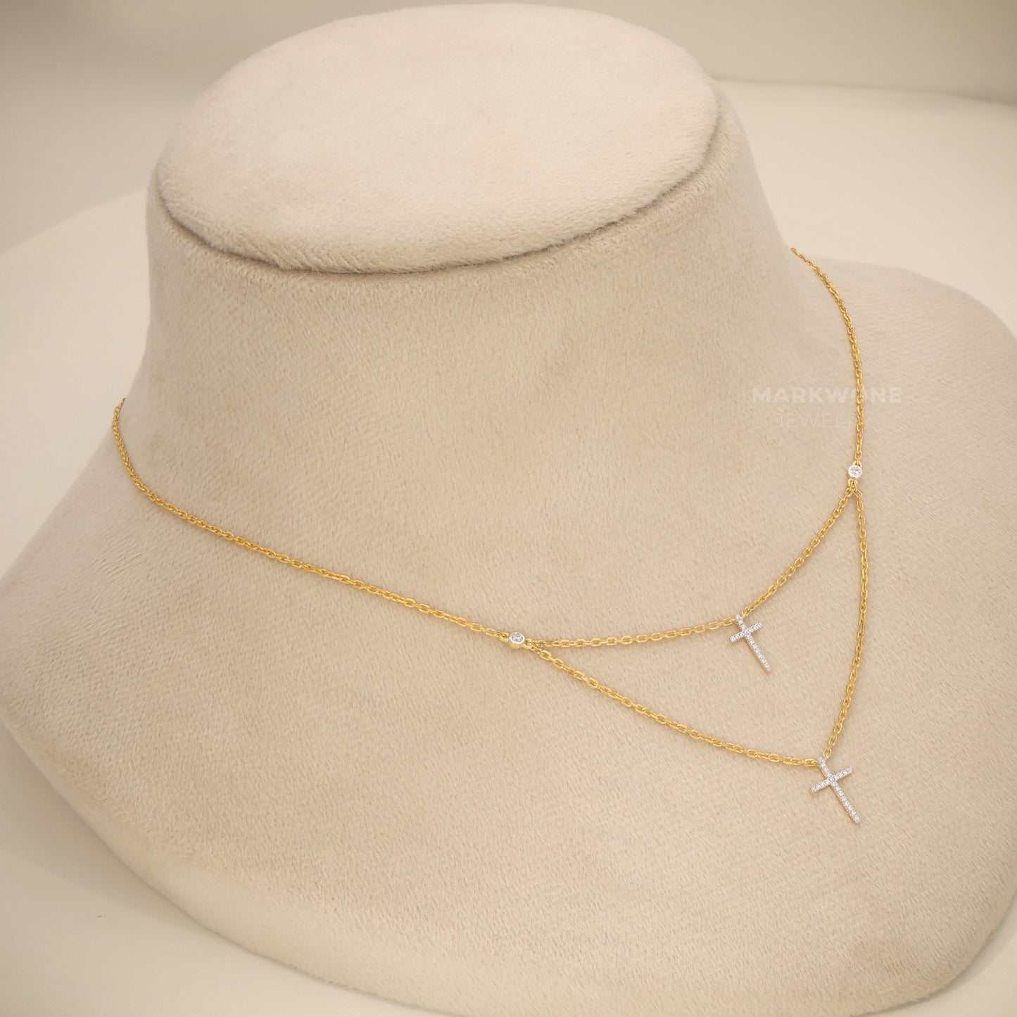 Minimal Diamond Necklace