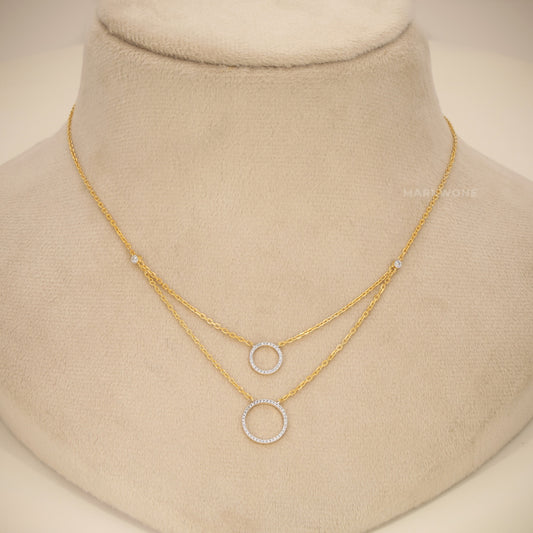 Multi-Layer Solitaire Necklace