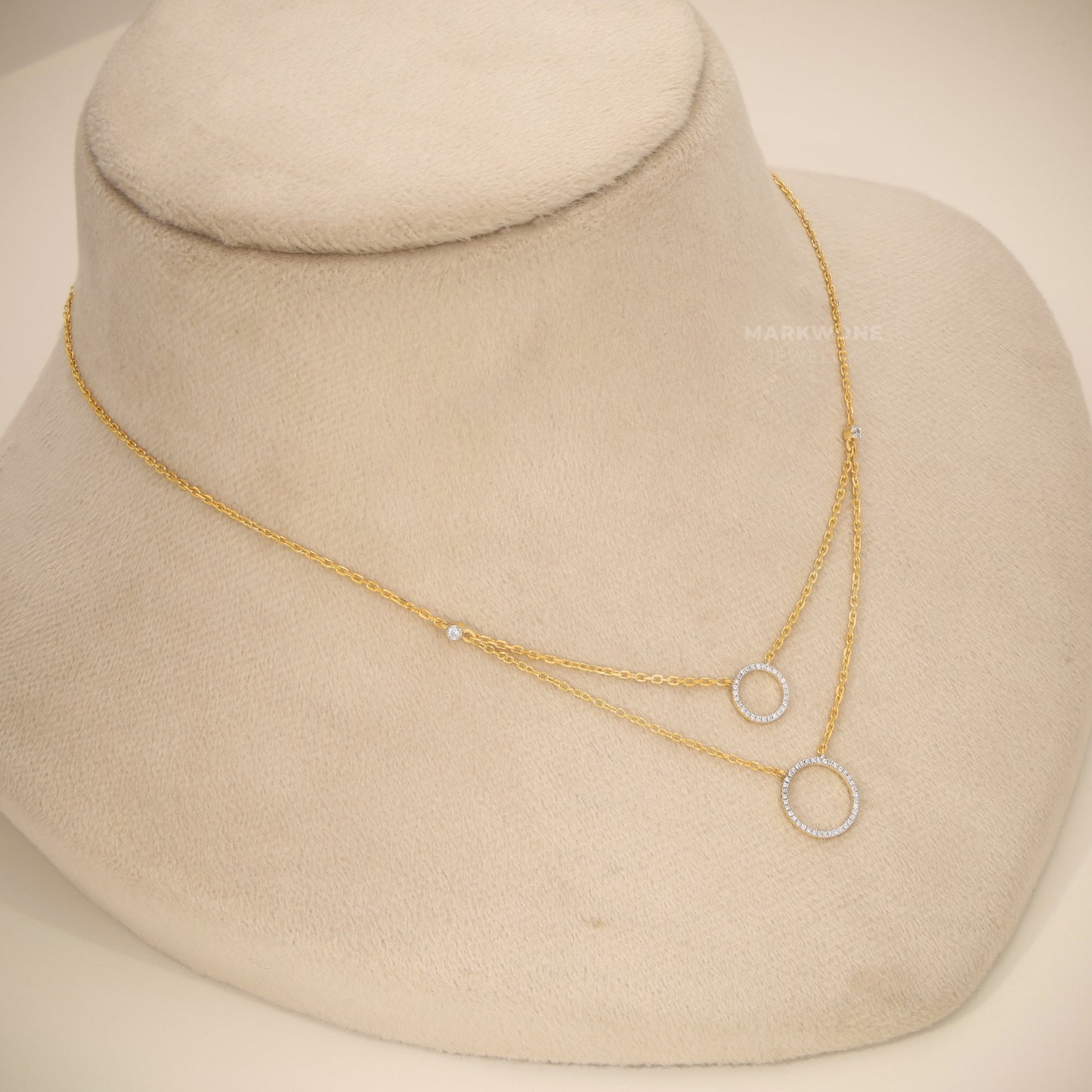 Multi-Layer Solitaire Necklace