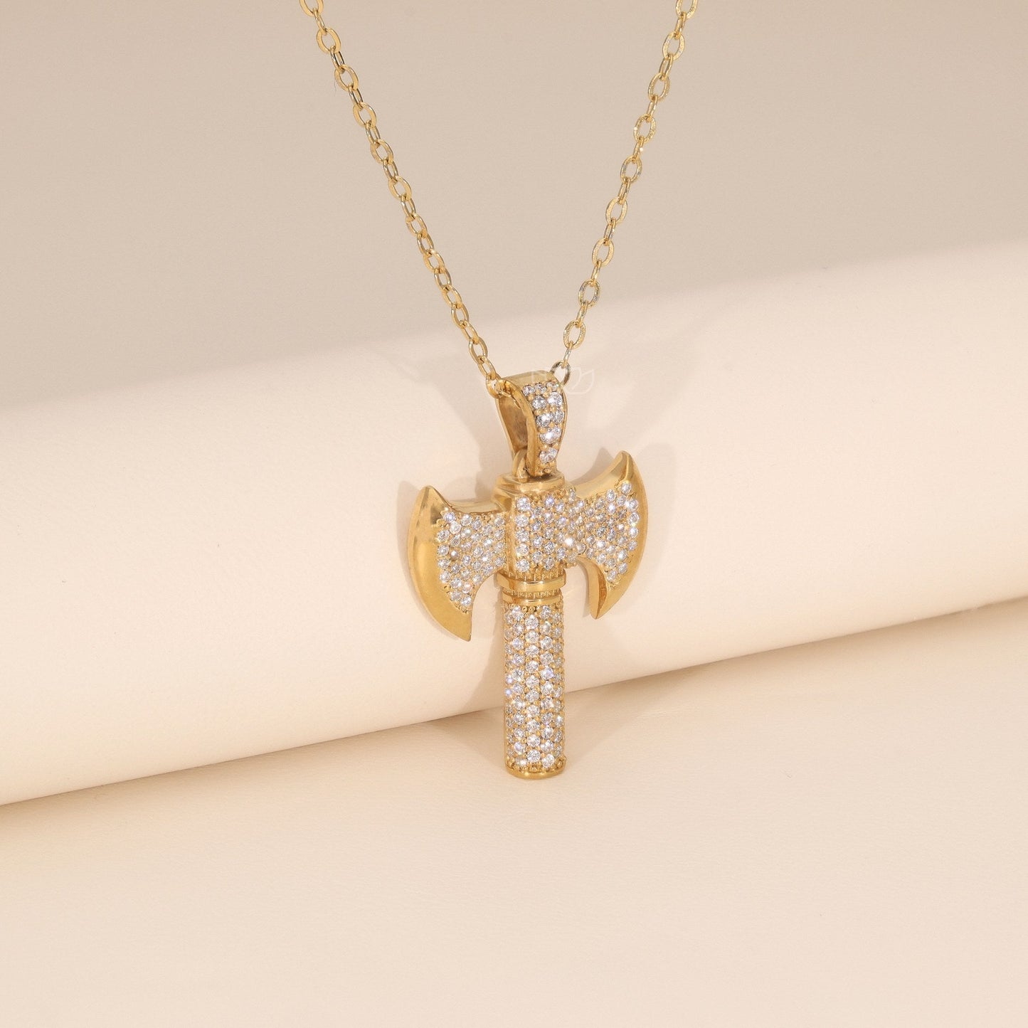 Diamond Cross Pendent