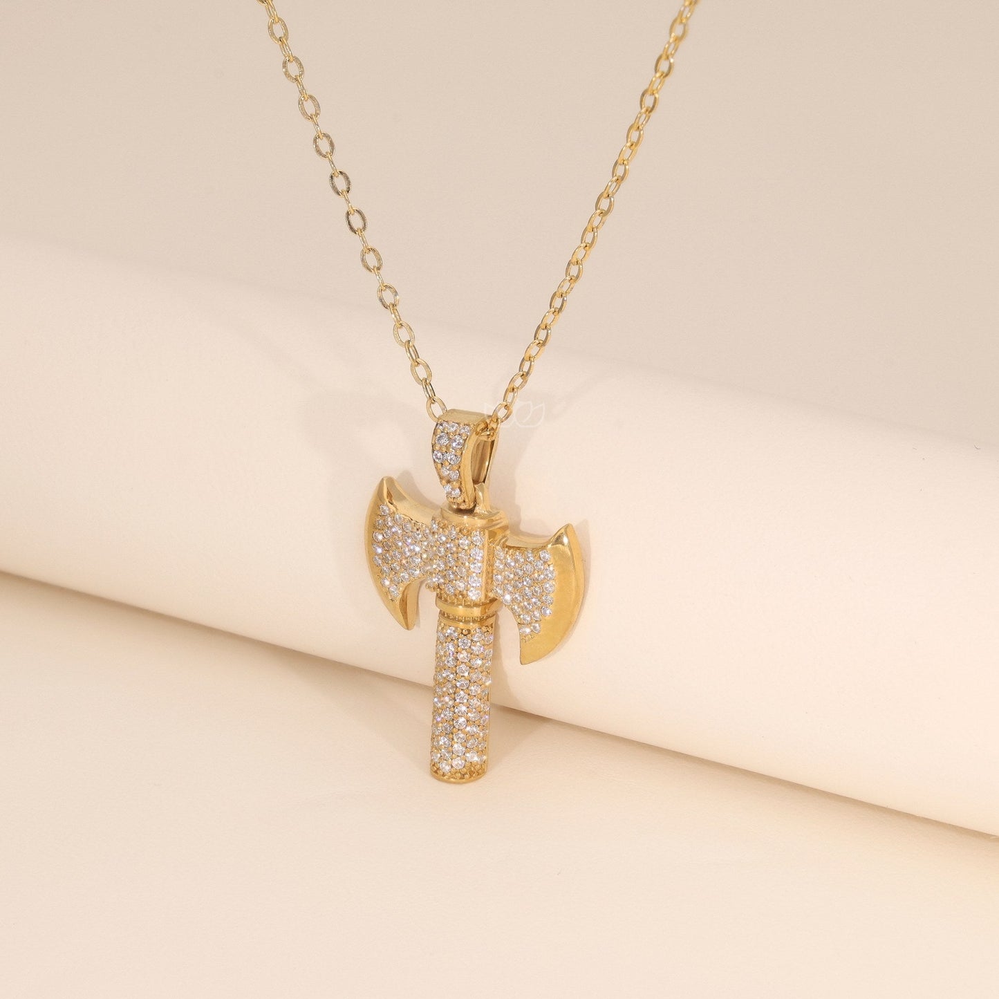 Diamond Cross Pendent