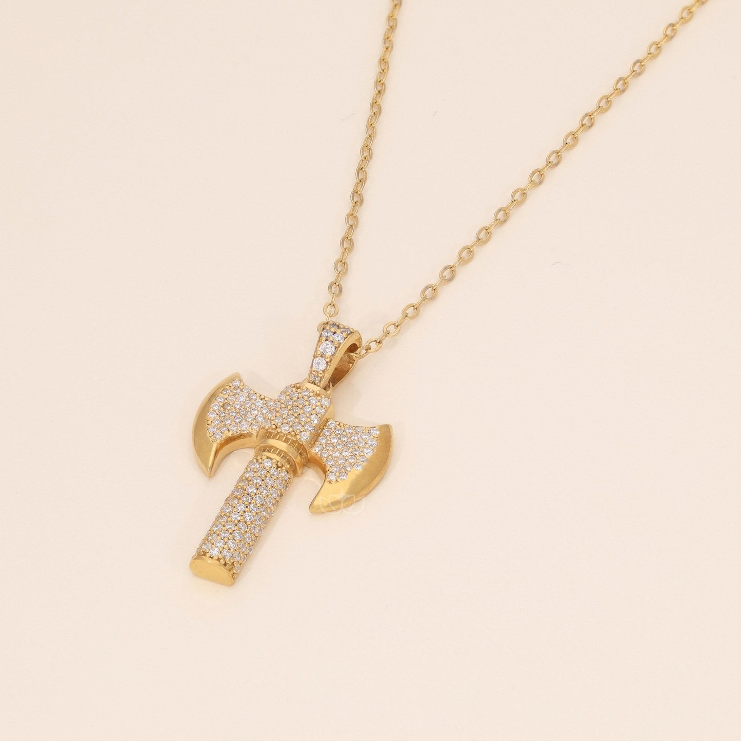 Diamond Cross Pendent
